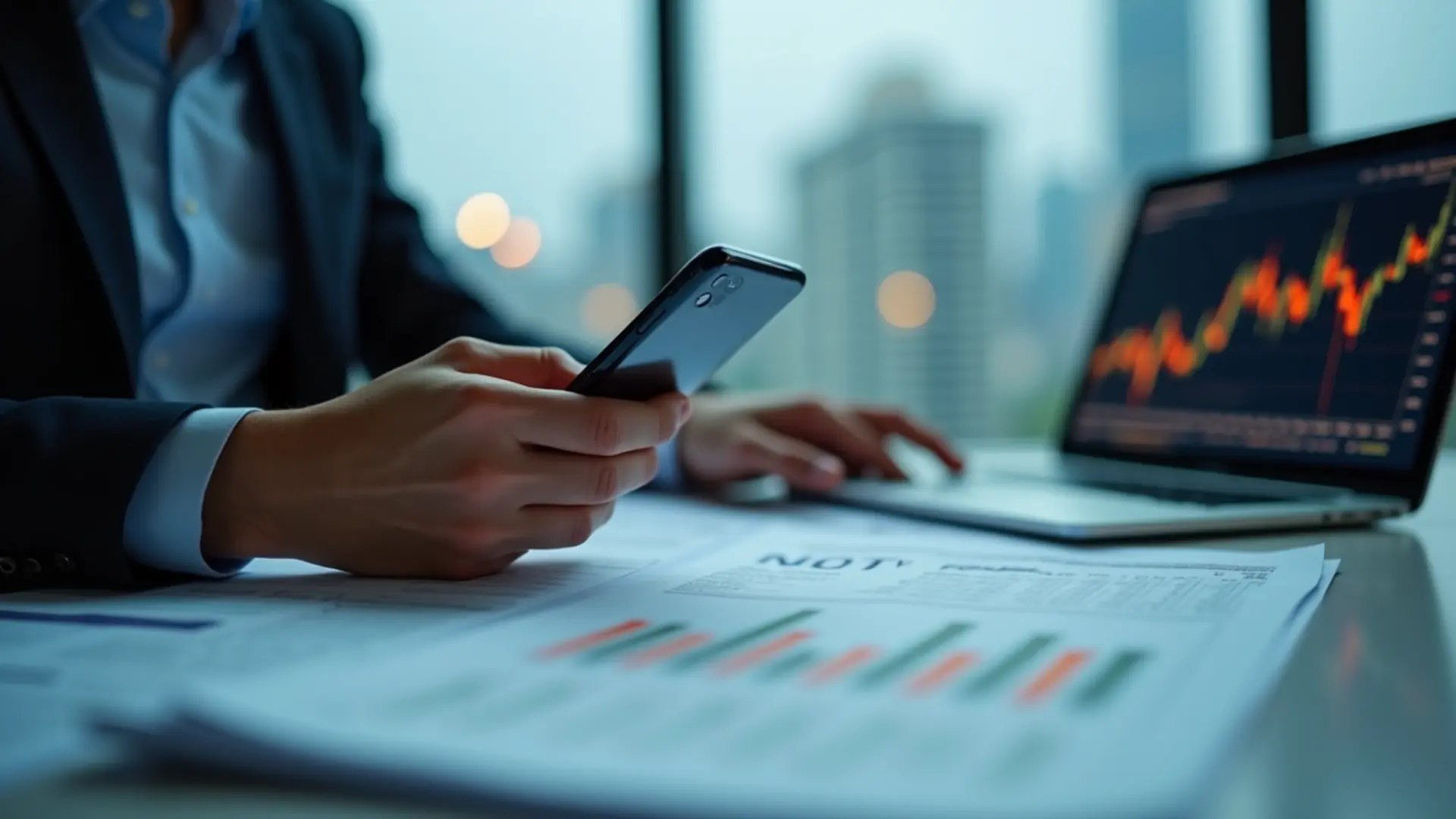 新手投資人手持文件面對第一次違約交割困境