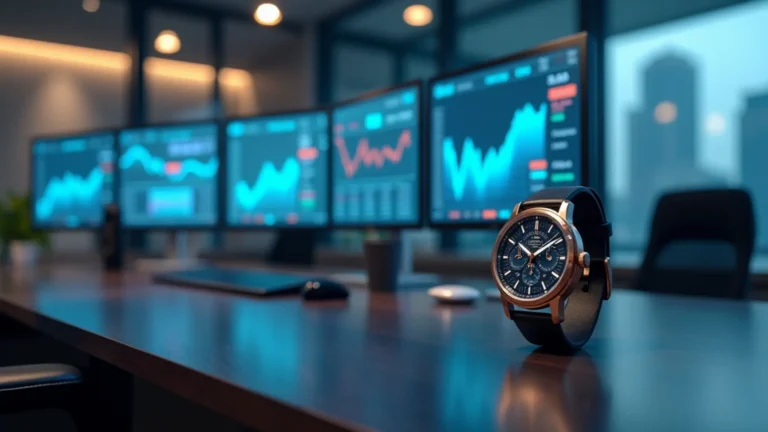 台灣金融辦公室桌上時鐘警示T+2交割款不足需應變