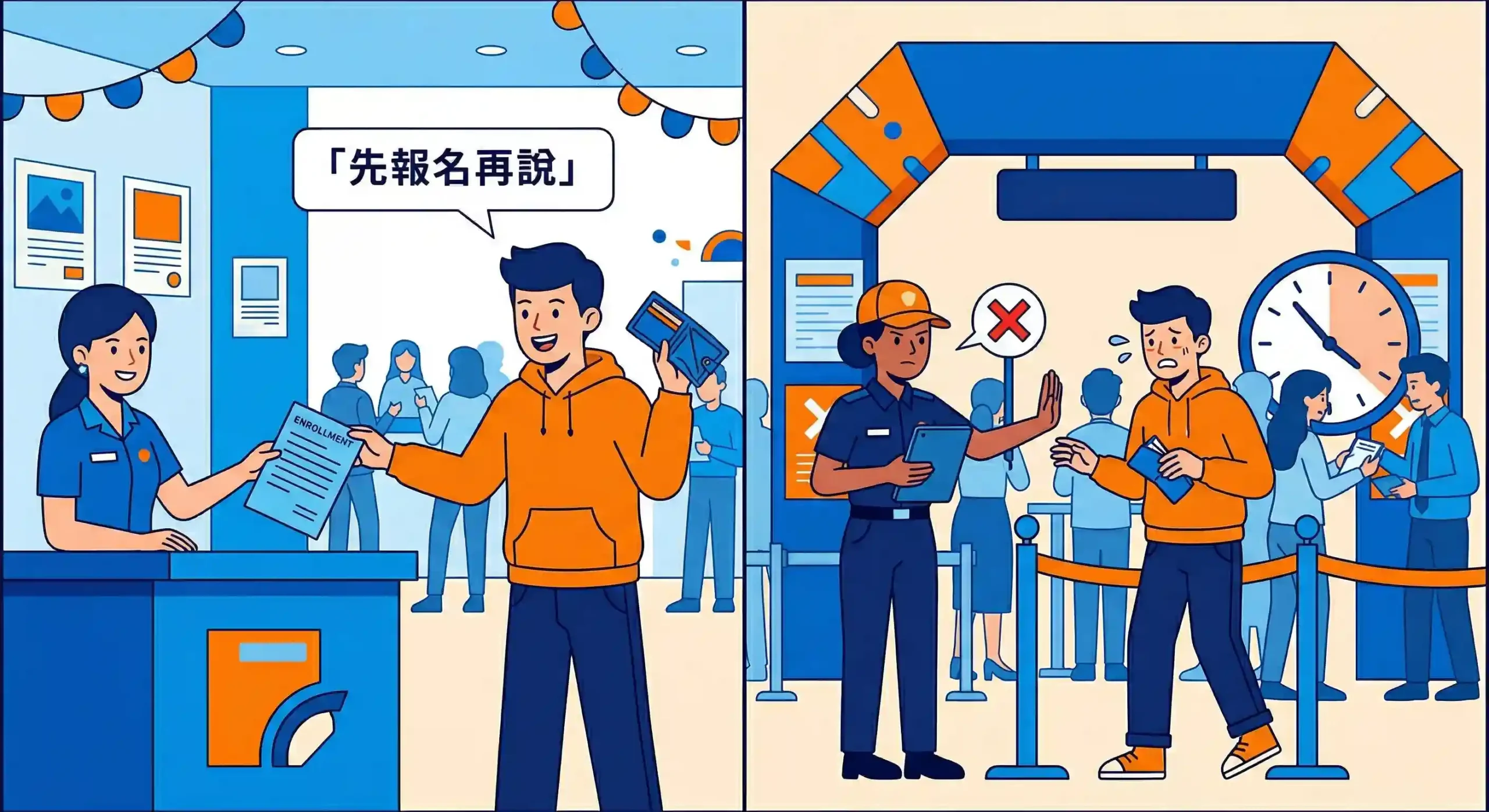 漫畫呈現多數投資人先報名申購、等中籤後再補錢的錯誤心態