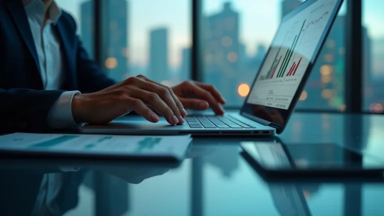 台北專業交易桌顯示借券金融數據圖表