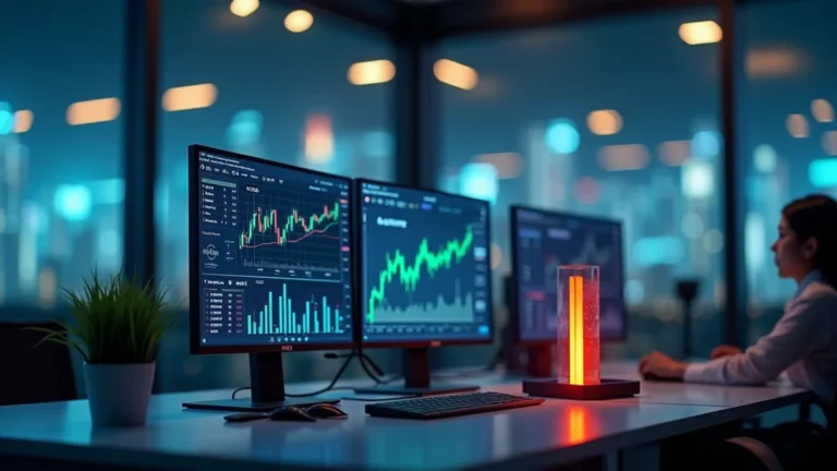 台灣辦公室股票融資交易介面與風險分析圖示