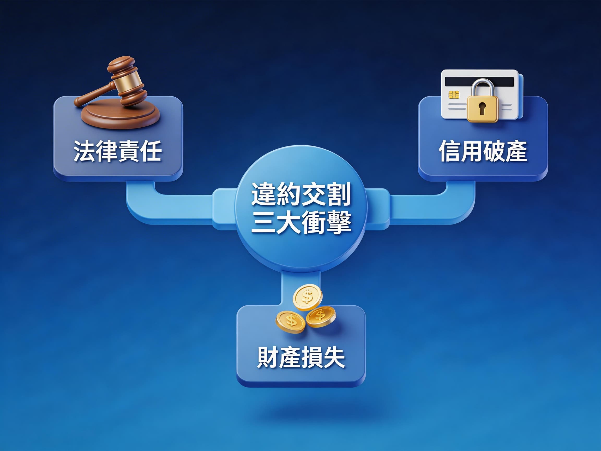 違約交割三大連鎖衝擊