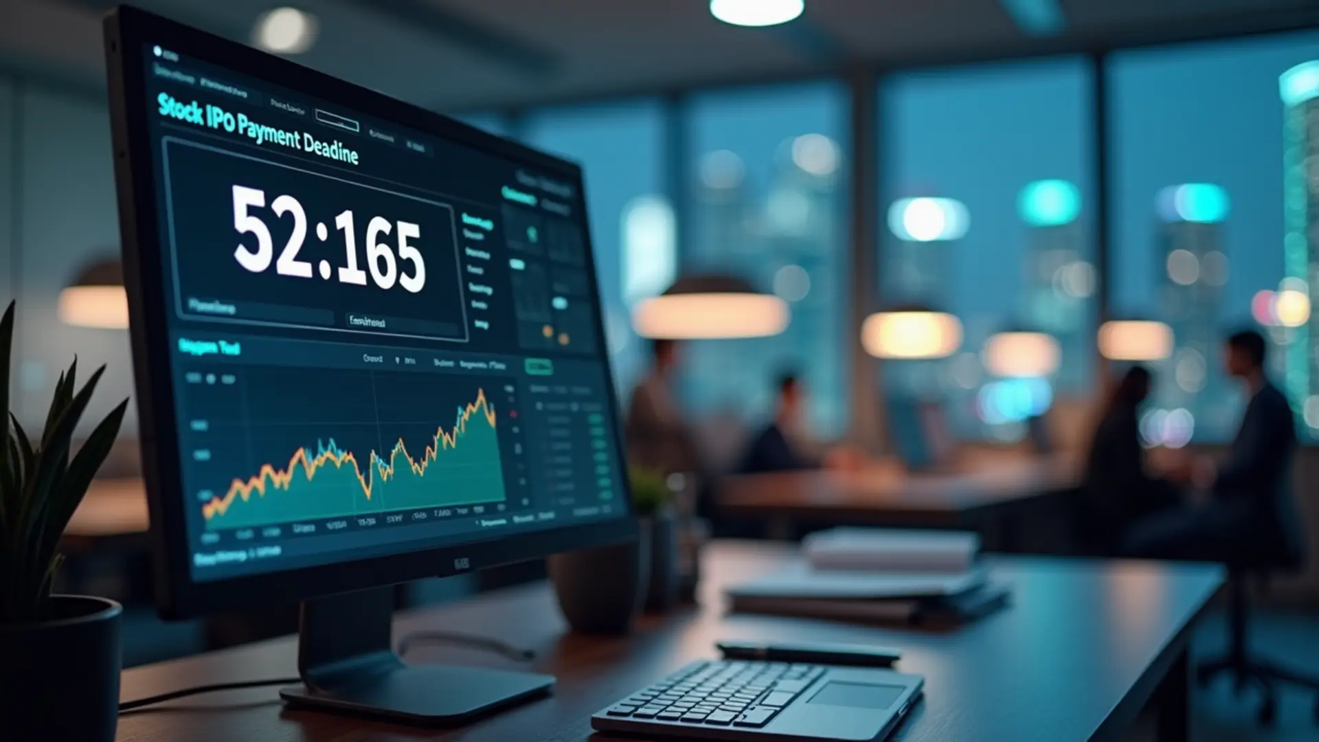 金融儀表板顯示股票申購扣款時間與資金管理