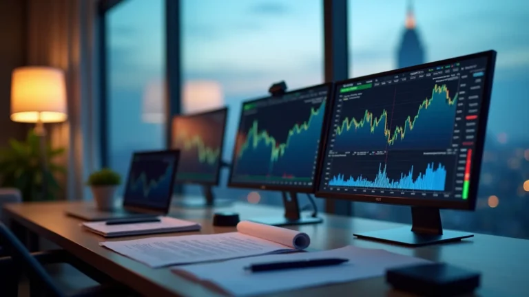 台灣金融辦公室螢幕顯示借券數據與合約文件